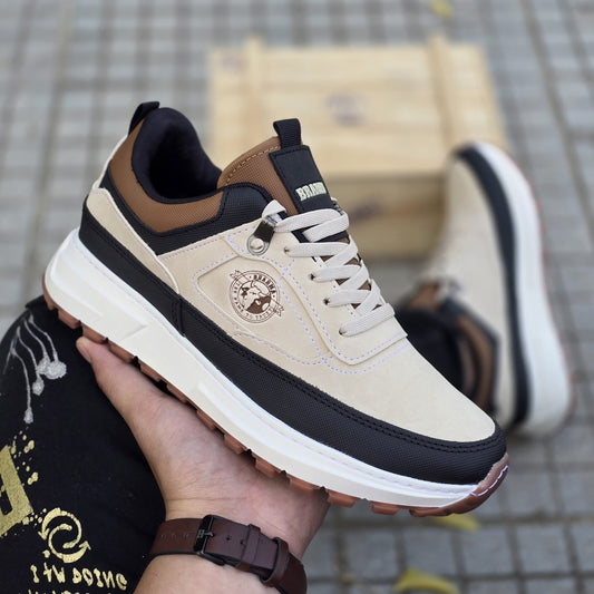 Zapatos de Hombre Casual 100% Cosido +Regalo de 3 pares de Medias