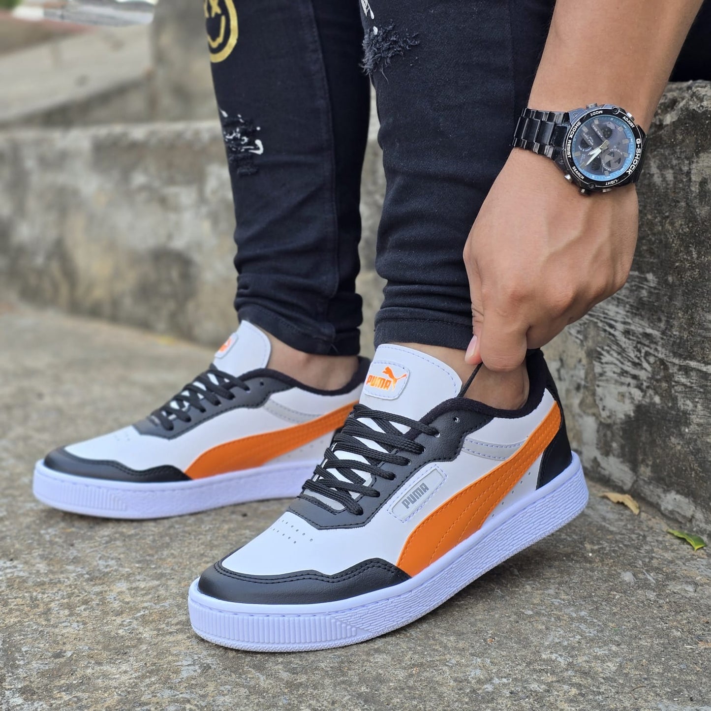 Zapato Puma Cosido +Regalo 3 Pares de Medias