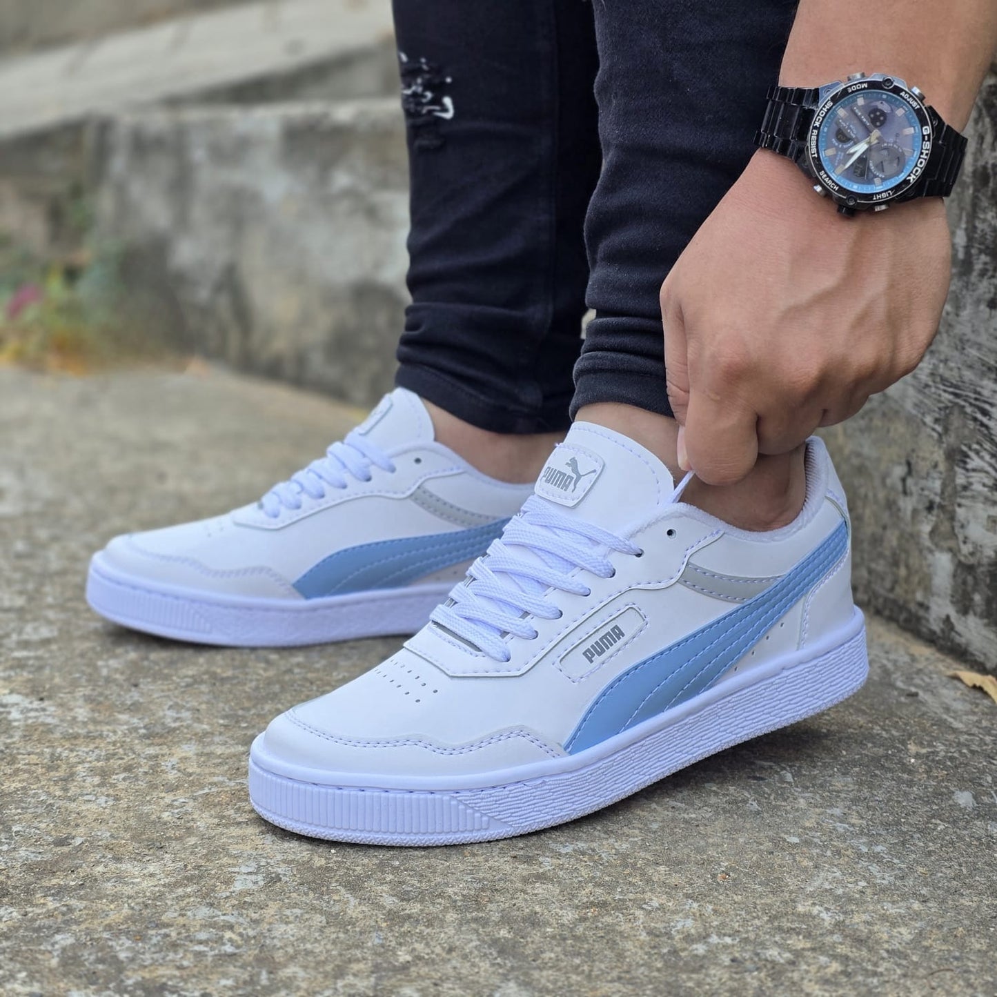 Zapato Puma Cosido +Regalo 3 Pares de Medias